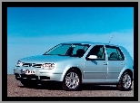 Srebrny, Volkswagen Golf 4